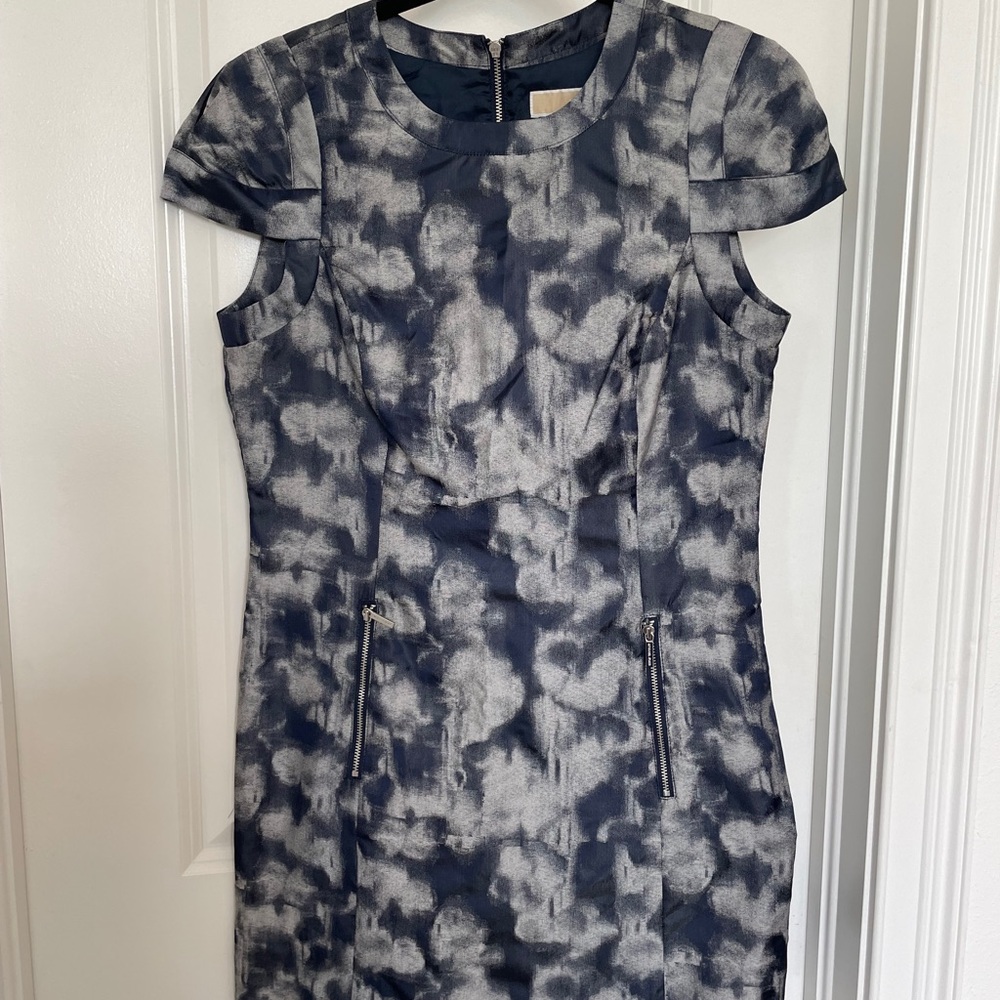 Michael Kors NWT Blue and Gray Women's Dress